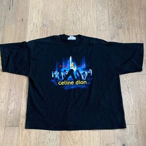 Vintage 2004 Celine Dion Live In Vegas Short Sleeve T-Shirt Size XXXL